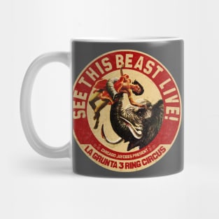 Vintage Raging Circus Elephant Mug